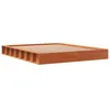 Image de vidaXL Cadre de lit sans matelas cire marron 150x200cm bois pin massif