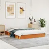 Image de vidaXL Cadre de lit sans matelas cire marron 120x200cm bois pin massif