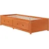 Image de vidaXL Lit de jour sans matelas cire marron 90x190 cm bois pin massif844479