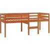 Image de vidaXL Lit haut sans matelas cire marron 80x200 cm bois massif844482