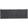Image de vidaXL vidaXL Ensemble de panneaux de clôture gris 526x186 cm WPC