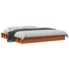 Image de vidaXL Cadre de lit sans matelas cire marron 180x200cm bois pin massif