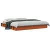 Image de vidaXL Cadre de lit sans matelas cire marron 180x200cm bois pin massif