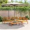 Image de vidaXL Salon palette de jardin 4 pcs bois d'acacia massif3209429