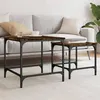 Image de vidaXL Tables basses gigognes 2 pcs chêne fumé bois d'ingénierie838920