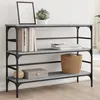 Image de vidaXL Vidaxl Table Console Sonoma Gris 100x32x75 Cm Bois D'ingénierie