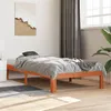 Image de vidaXL Cadre de lit sans matelas cire marron 90x190 cm bois pin massif