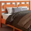 Image de vidaXL Tête de lit cire marron 135 cm bois massif de pin