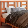 Image de vidaXL TÃªte de lit cire marron 150 cm bois massif de pin