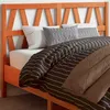 Image de vidaXL Tête de lit cire marron 135 cm bois massif de pin