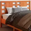 Image de vidaXL Tête de lit cire marron 135 cm bois massif de pin