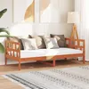 Image de vidaXL Lit de jour sans matelas cire marron 80x200 cm bois pin massif
