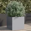 Image de vidaXL Jardinière argenté 32x30x29 cm acier galvanisé