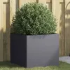 Image de vidaXL Jardinière anthracite 42x40x39 cm acier laminé à froid
