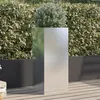 Image de vidaXL Jardinière argenté 32x29x75 cm acier inoxydable