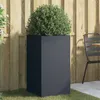 Image de vidaXL Jardinière anthracite 42x38x75 cm acier laminé à froid