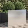 Image de vidaXL Jardinière argenté 62x47x46 cm acier inoxydable841605