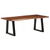 Image de vidaXL Table basse marron miel 110x55x40 cm bois massif d'acacia374950