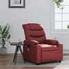 Image de vidaXL Fauteuil de massage inclinable Rouge bordeaux Similicuir374144