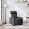 Image de vidaXL Fauteuil de massage inclinable Gris foncé Tissu374175