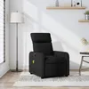 Image de vidaXL Fauteuil de massage inclinable Noir Tissu