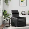 Image de vidaXL Fauteuil inclinable Noir Similicuir374183