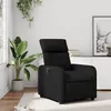 Image de vidaXL Fauteuil inclinable Noir Similicuir
