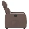 Image de vidaXL Fauteuil inclinable Marron Similicuir