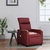 Image de vidaXL Fauteuil de massage inclinable Rouge bordeaux Similicuir374194