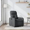 Image de vidaXL Fauteuil inclinable Gris foncé Tissu374198