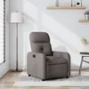 Image de vidaXL Fauteuil inclinable Taupe Tissu