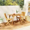 Image de vidaXL Ensemble à manger de jardin 3 pcs Bois d'acacia solide