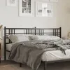 Image de vidaXL TÃªte de lit mÃ©tal noir 193 cm