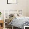 Image de vidaXL Tête de lit métal blanc 100 cm