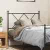 Image de vidaXL TÃªte de lit mÃ©tal noir 90 cm