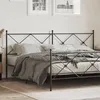 Image de vidaXL TÃªte de lit mÃ©tal noir 193 cm