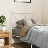Image de vidaXL Tête de lit métal blanc 80 cm