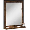 Image de vidaXL Miroir de salle de bain et étagère chêne fumé bois d’ingénierie842418