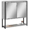 Image de vidaXL Armoire à miroir de salle de bain sonoma gris bois d ingénierie