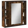 Image de vidaXL Armoire à miroir de salle de bain chêne fumé bois d’ingénierie