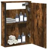 Image de vidaXL Armoire à miroir de salle de bain chêne fumé bois d’ingénierie