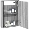 Image de vidaXL Vidaxl Armoire À Miroir De Salle De Bain Sonoma Gris Bois D'ingénierie