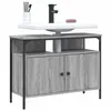 Image de vidaXL Armoire lavabo de salle de bain sonoma gris 80x30x60 cm
