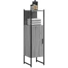 Image de vidaXL Armoire de salle de bain sonoma gris 33x33x120,5 cm