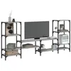 Image de vidaXL Meuble TV sonoma gris 206,5x28,5x95 cm bois d'ingénierie842484