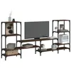 Image de vidaXL Meuble TV chêne marron 206,5x28,5x95 cm bois d'ingénierie842485