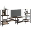 Image de vidaXL Meuble TV chÃªne marron 206,5x28,5x95 cm bois d'ingÃ©nierie