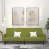 Image de vidaXL Canapé-lit à 2 places vert clair velours375777