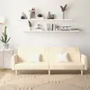Image de vidaXL Canapé-lit à 2 places crème tissu375787