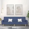 Image de vidaXL CanapÃ©-lit Ã  2 places bleu tissu